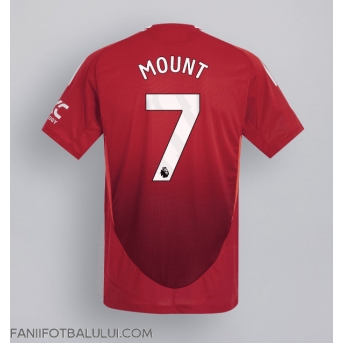 Manchester United Mason Mount #7 Tricou Fotbal Replică 2024-25 Barbati Acasa